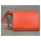 Baggu Warm Red Orange Compact Purse NWT