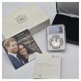 2018 G. BRITIAN $5 ROYAL WEDDING PF70 ULTRA CAMEO