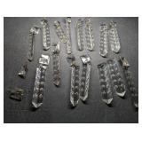 Damaged Chandelier Lamp Prisms