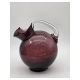 Cambridge Glass Amethyst Tilt Ball Pitcher with