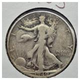 1940 S WALKING LIBERTY SILVER HALF DOLLAR