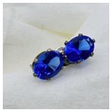 925 SILVER BLUE STONE (TESTING AS AQUAMARINE)
