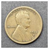 1915 S LINCOLN WHEAT PENNY