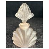 VINTAGE PRICE PRODUCTS FROSTED PINK SATIN GLASS