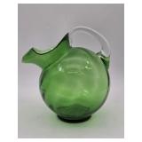 Cambridge Glass Emerald Green Tilt Ball Pitcher