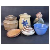 Lot of Handcrafted Pottery Bowl Damage Noted