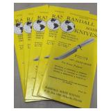 5 Randall Made Knives 1964 Brochures/ Catalogs
