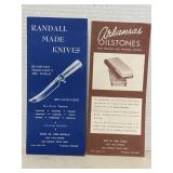 Randall Made Knives Arkansas Oilstones Catalog/