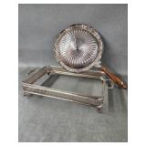Vintage Silverplate Covered Server & Tray