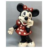 Vintage Cast Iron Minnie Mouse Coin Piggy Bank