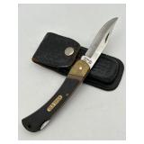 SCHRADE OLD TIMER LOCK BLADE KNIFE W/ SHEATH