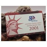 2001 - US Silver Mint Proof Coin Set