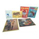 Vintage Coloring Books. Puzzles. +