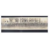 Antique 1925 Band Panoramic Yard Long Photo