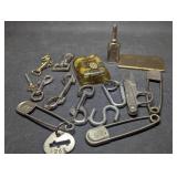 Watch Parts Suspended in Acrilic Paperweight,
