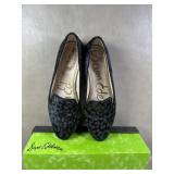 Sam Edelman Jordy Grey Cheetah Loafers Shoes
