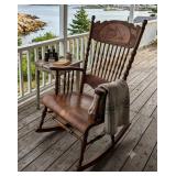 Antique USN Maine Rocking Chair