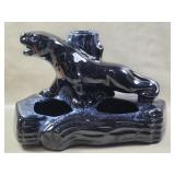 MCM Anna Van Briggle Black Panther TV Lamp