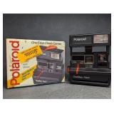Vintage Polaroid One Step Flash Camera W/