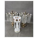 2 Antique Girandole Candelabras & Victorian