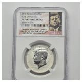 2018 S SILVER KENNEDY HALF DOLLAR PROOF PF70