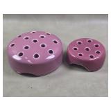Weller Rose-Mauve Pink Flower Frogs