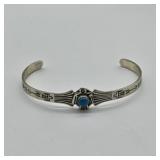 NATIVE AMERICAN JP SIGNED STERLING SILVER