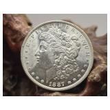 1887 BU Morgan Silver Dollar