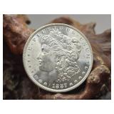 1887 BU Morgan Silver Dollar