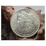 1904 O Morgan Silver Dollar