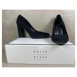 White House Black Market Mila Suede Pumps Black