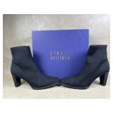 Stuart Weitzman Hitter Black Micro Stretch Boots