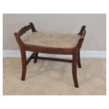 Vintage Vanity Bench / Seat