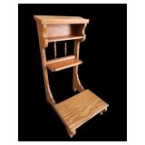 Vtg Pine Prayer Kneeler