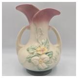 7" Hull Pottery Two Handle Wildflower Vase