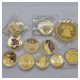 COOK ISLAND GOLD COINS & COMMEMORATIVE COINS SEE