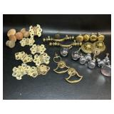 Vintage Mixed Hardware, Drawer Pulls , Hinges +.