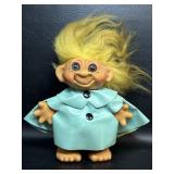 Thomas Dam Troll Doll Coin Bank Teal