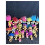 TROLL DOLL COLLECTION 20 TOTAL, A LITTLE DIRTY