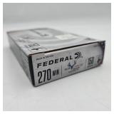 20 Rds. Federal 270 Win Non Typical