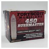 20 ct. Fort Scott Munitions 450 Bushmaster TUI