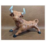 Mid Century Ceramic Bull