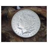 1887 Morgan Silver Dollar
