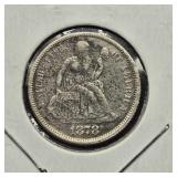 1878 SEATED LIBERTY DIME