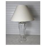 Modern Clear Glass Table Lamp ; Resembles Simon