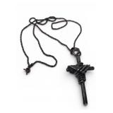 Sterling Silver Necklace & Cross Pendant