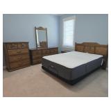 Queen Size Bedroom Suite by Bassett Remote Bed