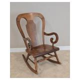 Vintage Wooden Rocking Chair