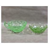 Uranium Cut Glass Imperial Glass Diamond Block