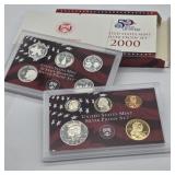 2000 US SILVER MINT PROOF COIN SET